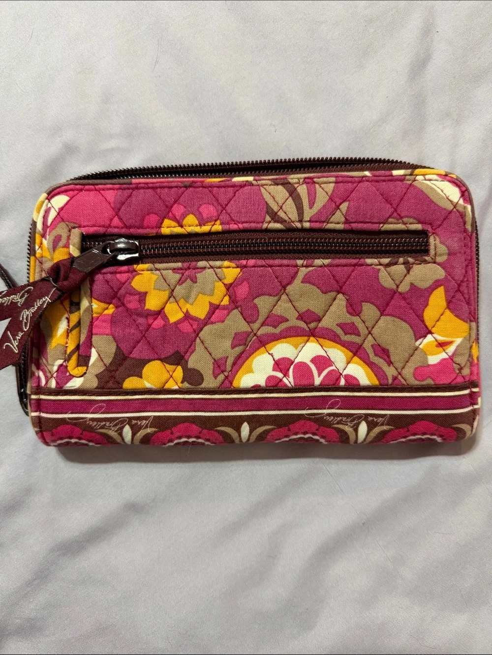 Vera Bradley “Carnaby”Quilted Wristlet Wallet